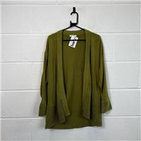 CLASSIC Women's Green Acrylic Cardigan / Size M / Womens / Green / Acrylic