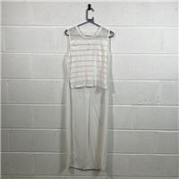 Jovonna Women's White Shift Dress Size 8 Formal Summer Sleeveless / Size 8 ... - 8 Regular