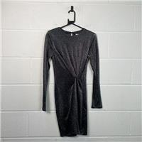 H&M Bodycon Dress / Size XS / Knee Length / Womens / Black / Polyamide - XS Regular