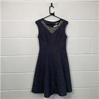 Eliza J Dress / Size 10 / Knee Length / Womens / Black / Polyester