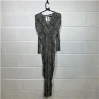 Ingenue Black Jumpsuit / Size 8 / Womens / Black / Polyester