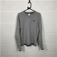 Nike Men's Grey Pullover Crew Neck Sweatshirt Size S / Size S / Mens / Grey... - S Regular