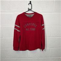 Converse Red Cotton Blend Pullover Sweatshirt XL 13-15 Yrs / Size XL / Mens... - XL Regular