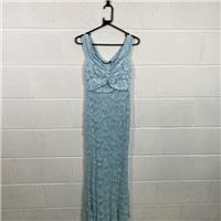 Quiz Blue Floral Maxi Dress - Party/Cocktail, Spring / Size 12 / Long / Wom...