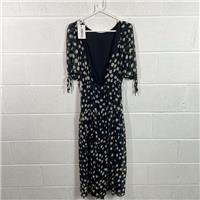 ASOS DESIGN Black Polka Dot Maxi Dress Size 4 / Size 4 / Long / Womens / Bl... - 4 Regular