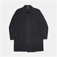 Hackett London Coat / Size 40 / Mid-Length / Mens / Black / Cotton - 40 Regular