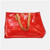 Louis Vuitton Vernis Handbag / Womens / Red / Leather