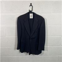 The Label Men's Black Wool 2 Piece Suit - Size 40 / Size 40 / Mens / Black ... - 40 Regular