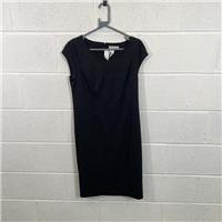 Artigiano Black Shift Dress Size 12 / Size 12 / Long / Womens / Black / Pol... - 12 Regular