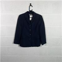 REN LEZARD Women's Black Basic Jacket / Size M / Mid-Length / Womens / Bla... - M Regular