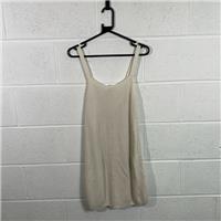 & Other Stories Beige Slip Dress / Size S / Short / Womens / Beige / Cotton - S Regular