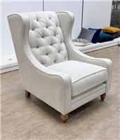 Furniture Village Boutique Collection 'Blenheim' Armchair Darwin Ivory Wing NEW