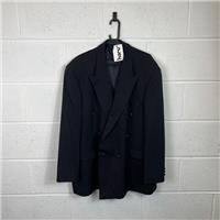 Marks & Spencer Navy Wool Overcoat Medium / Size M / Long / Mens / Navy / Wool