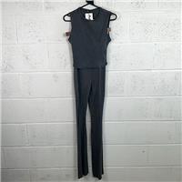 Zara Black Sleeveless Tank Top, Size L / Size L / Womens / Black / Cotton