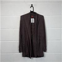 Olsen Women's Brown Open-Knit Cardigan Jumper / Size L / Womens / Brown