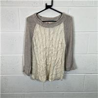 Mossimo Ivory Jumper / Size L / Womens / Ivory / Acrylic Blend - L Regular