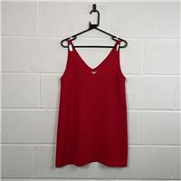 Mango Red Slip Dress / Size XS / Short / Womens / Red / Polyester