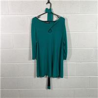 Doris Streich Green Tunic Blouse, Size 42, 3/4 Sleeve, Casual Spring Top / ...