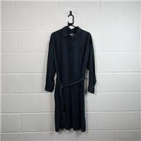 Tommy Hilfiger Shirt Dress / Size 40 / Midi / Womens / Grey / Lyocell - 40 Regular