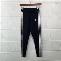 Adidas Women's Black Track Pants / Size 8 / Womens / Black / Polyester