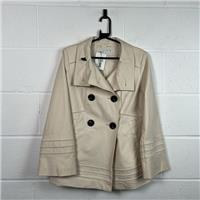 Zara Women's Beige Parka Style Coat Size L / Size L / Mid-Length / Womens /...