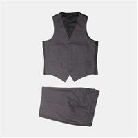 The Label Waistcoat & Trousers / Size 36 / Mens / Grey / Wool - 36 Regular