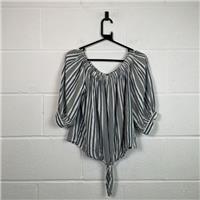 New Look Multicoloured Striped Viscose Blouse L / Size L / Womens / Multico...