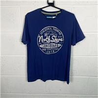 Avenue Graphic T-Shirt / Size M / Mens / Blue / Cotton - M Regular