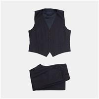 Gieves & Hawkes Waistcoast & Trousers / Size 46 / Mens / Black / Wool