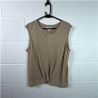 M&S Beige Linen Blend Sleeveless Blouse Size 16 / Size 16 / Womens / Beige ...