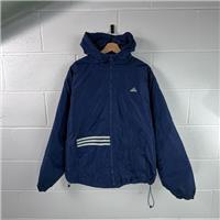 Adidas Blue Ski Jacket / Size L / Mid-Length / Mens / Blue / Polyester - L Regular