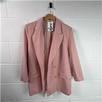 Marks & Spencer Women's Pink Wool Overcoat Size 14 / Size 14 / Womens / Pin...