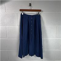 ASOS Women's Blue A-Line Long Skirt Size 10 / Size 10 / Long / Womens / Blu...