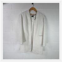 Autograph Women's White Overcoat / Size 10 / Womens / White / Polyester