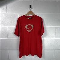 Nike Men's Red Graphic T-Shirt M Crew Neck Short Sleeve Casual / Size M / M... - M Regular