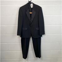 Varteks Men's Black Tuxedo Suit - Formal Single-Breasted Size 42 / Size 42 ...