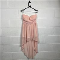 Rare London Pink Hi-Low A-Line Party Dress / Size M / Hi-Low / Womens / Pi... - M Regular