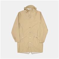Rains Long Jacket / Size S / Womens / Beige / Polyester