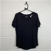Papaya T-Shirt / Size 12 / Womens / Black