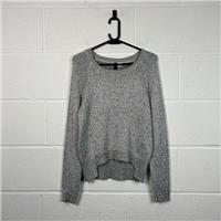 H&M Women's Grey Pullover Jumper - Size S / Size S / Womens / Grey / Polyester - S Regular