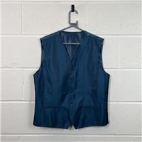 Next Men's Blue Suit Waistcoat / Size 42 / Mens / Blue / Polyester - 42 Regular
