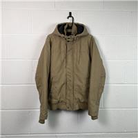 Quiksilver Brown Bomber Jacket / Size S / Mid-Length / Mens / Brown / Polyester - S Regular