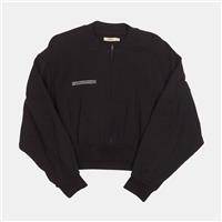 PANGAIA Cropped Jacket / Size L / Womens / Black / Cotton