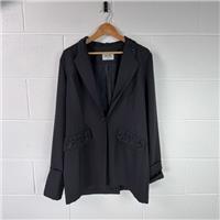 Wallis Womens Black Basic Jacket Size 14 Polyester Casual Autumn / Size 14 ...