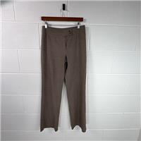Kookai Women's Dress Pants Trousers Brown Button Closure / Size 12 / Womens...