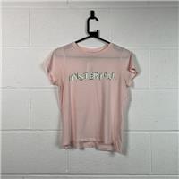 Anthropologie Pink 'Hysterical' T-Shirt / Size S / Womens / Pink / Cotton