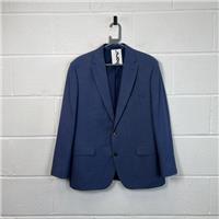 Moss 1851 Blue Overcoat Jacket / Size L / Long / Mens / Blue - L Regular