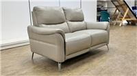 Furniture Village Daytona 2 Seater Sofa Lead Grey Leather Compact | RRP £1500