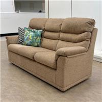 Furniture Village G Plan Malvern 3 Seater Sofa Boucle Oyster Fabric RRP £1400