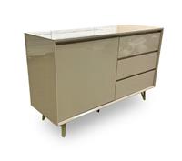 Furniture Village 'Mirage' Ceramic Sideboard Marble Patterned 1 Door 3 Drawer